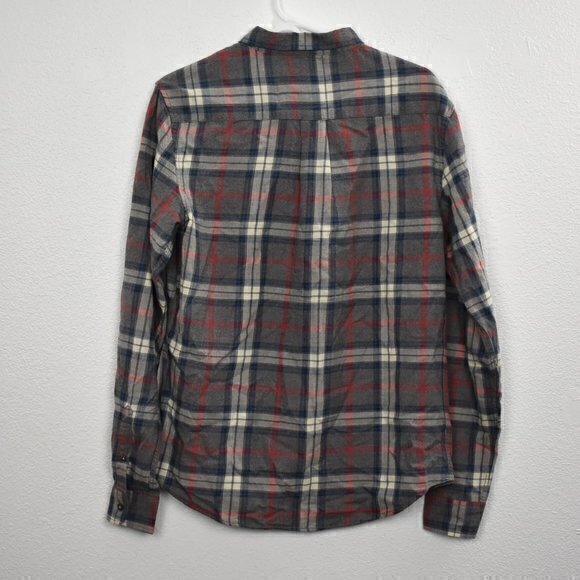 PX Long Sleeve Button-Down Shirt Size‎ Medium Color Red/Blue Plaid New with Tags - Picture 3 of 5